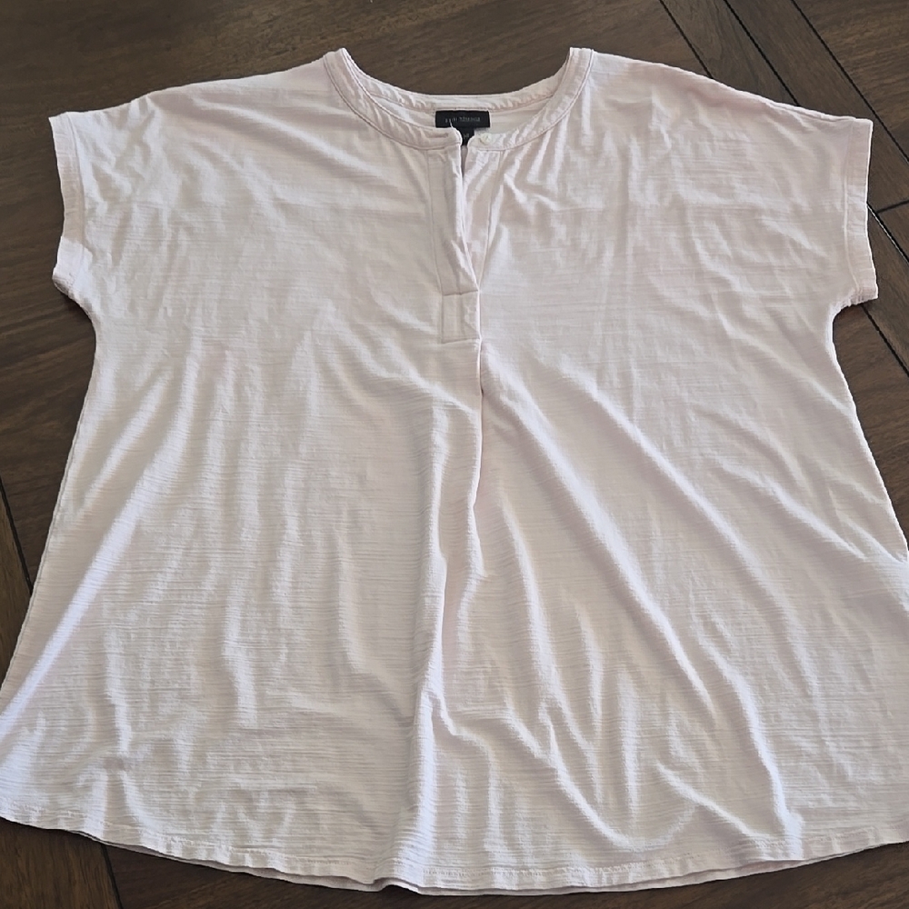 J. Jill Soft Pink Short Sleeve Tee